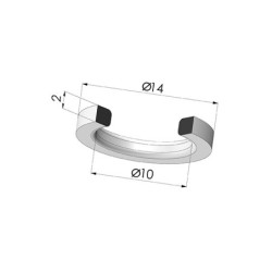 Anello di Rinforzo- Øest 14MM - Øint 10MM