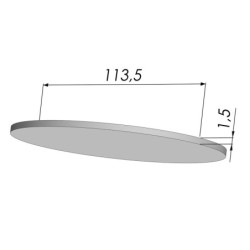 Filtro Bianco Serie FIB Ø 113MM