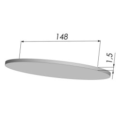 Filtro Bianco Serie FIB Ø 148MM