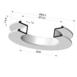 Membrana Serie MELH Ø 83.5 mm