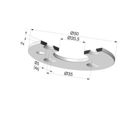 Disco per Inserto 9MG18A/38A/12A - Alu