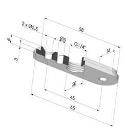 Placca per Ventosa Serie 4BO