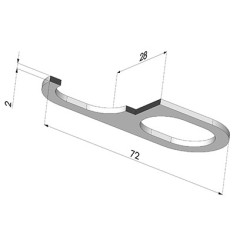 Rinforzo Labbra Ventosa 4BO 72x28MM