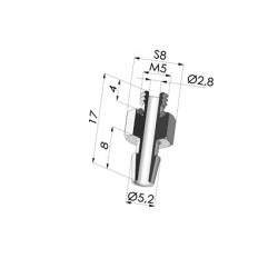Inserto a resca  Maschio G1/8"