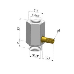 Venturi Monostadio Serie VM - 80% Vuoto - Corpo corto