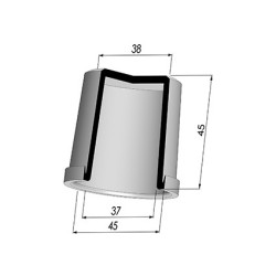 Membrana - Øest 45MM - Øint 37MM - H 45MM
