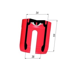 Membrana - Øest 54MM - Øint 38MM - H 59MM