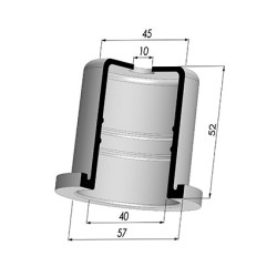 Membrana - Øest 57MM - Øint 40MM - H 52MM