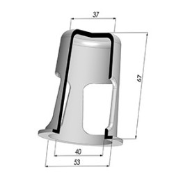 Renfort per MEM 53x44x66 - Øest 53MM