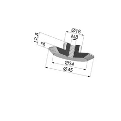 Dado per Ventosa 92 50