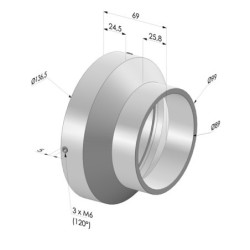 Riduttore per amplificatore d'aria AA 030