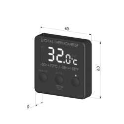 Termostato numerico per armadiature elettriche