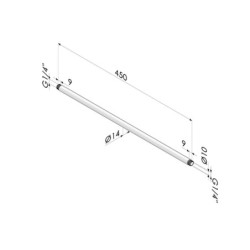 Prolunga di pistole SF -- G -- in alluminio