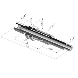 Assieme Molla Serie ER M18 - Z 30MM - Anti rotazione