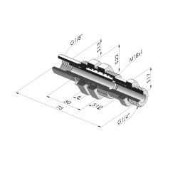 Assieme Molla Serie ER M14 - Z 10MM - Anti rotazione