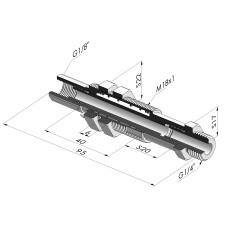 Assieme Molla Serie ER M14 - Z 20MM - Anti rotazione