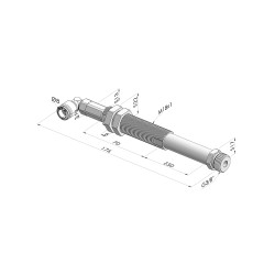 Assieme Molla Serie ER M38 - Z 50MM - Anti rotazione - Attacco vuoto a gomito