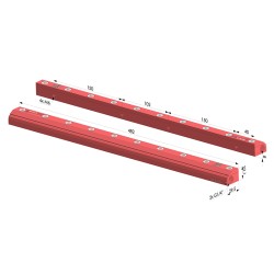 Lama d'aria flusso singolo slim  Serie RA-3 450