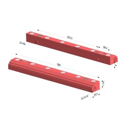 Lama d'aria flusso singolo slim  Serie RA-3 250