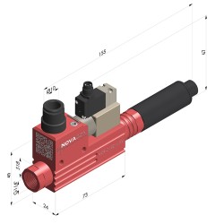 Venturi Monostadio Serie VCR-2 EV -85 % Vuoto