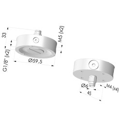 Ventosa a effetto Bernoulli - Ø 59,5 MM