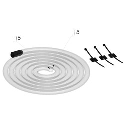 Tubo Vortex per climatizzatore 13x17mm