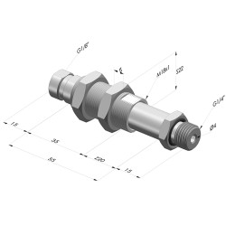 Ens. Ressort Serie ER M14 C20- Z 20MM
