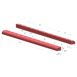 Lama d'aria flusso singolo slim  Serie RA-3 634MM