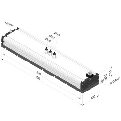 Sistema di presa per il vuoto con mousse - Serie CVM Edition - 75% Vuoto- 130X600