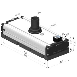 Sistema di presa per il vuoto con canula e mousse- 130x300 - Serie CVM SV Édition