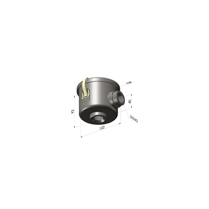 Novacom : Filtre Vide Cuve Acier Série FVA - F 5µm