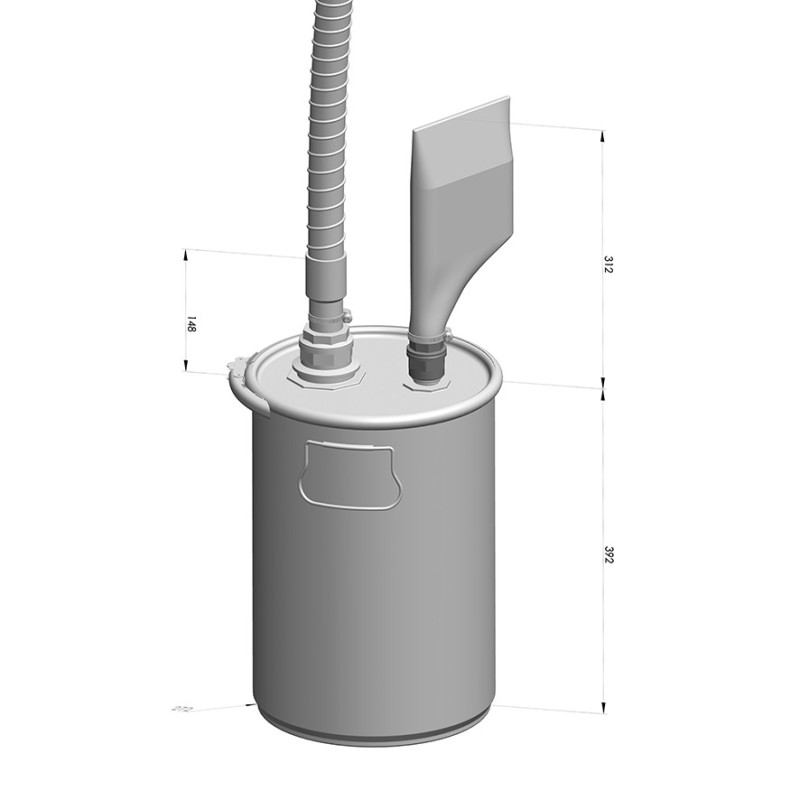 Novacom : Pistolet Aspirateur Pneumatique Série PP90