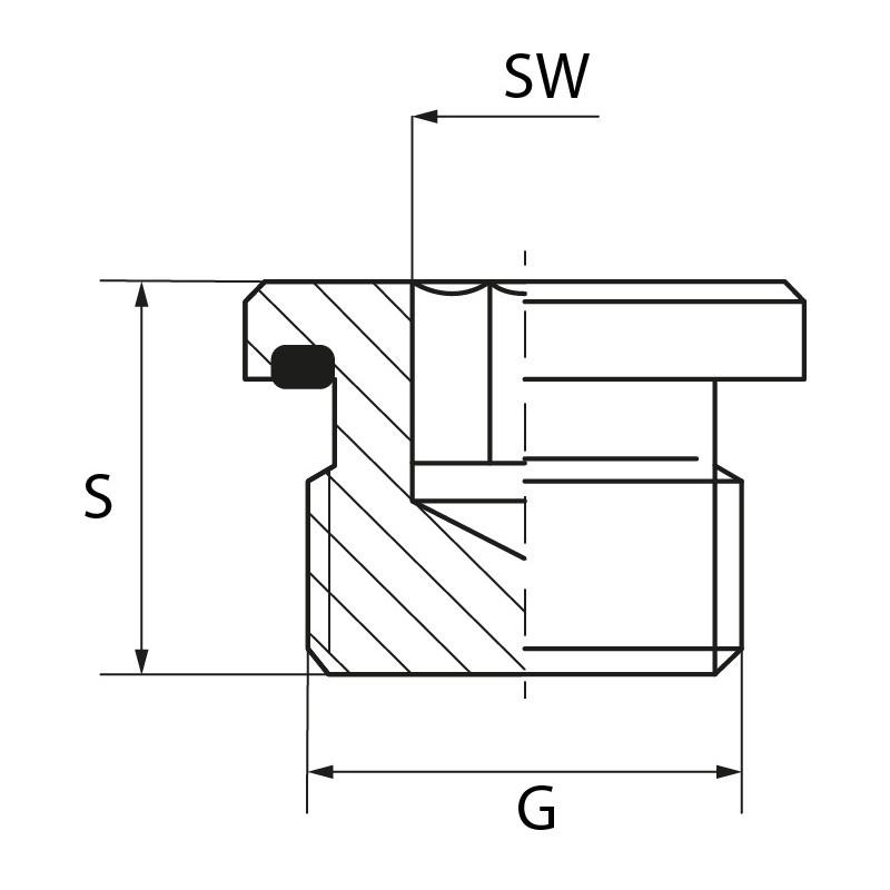 Novacom : Bouchon Mâle - BSP Cylindrique