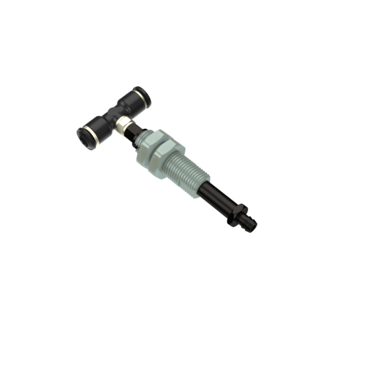 Novacom : Ens. Ressort Série ER M5 - Z 20MM - Anti rotation avec canule - Raccord vide en T