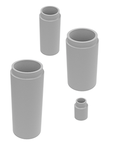 Cartucce per vasche di plastica