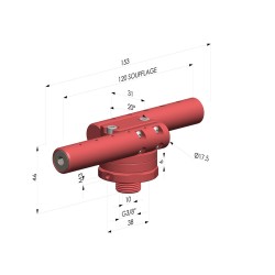 Ugello di soffiaggio rotativo G3/8" Serie BSR
