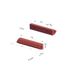 Tenda d'Aria a Doppio Flusso Serie RA-3 - L 178MM - Portata 52500l/min
